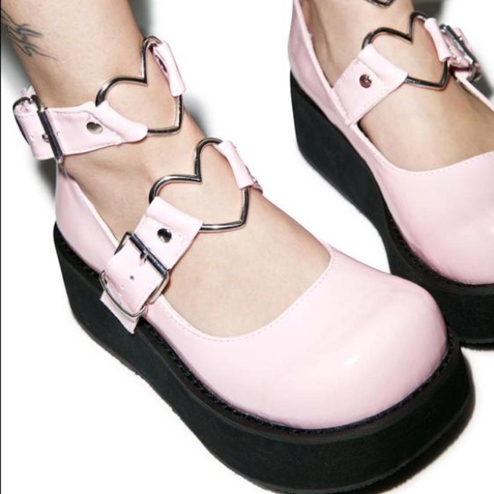 Demonia Sprite 02 platform mary janes